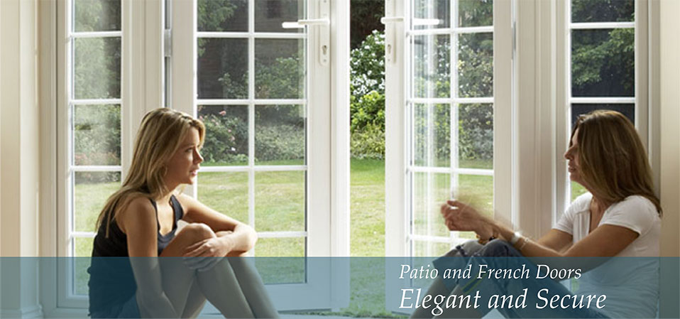 patio, french door. Elegant and secure