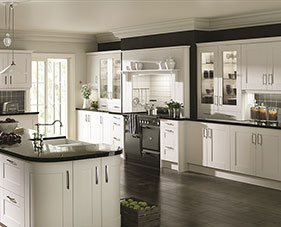 Shaker White Traditional Kitchens